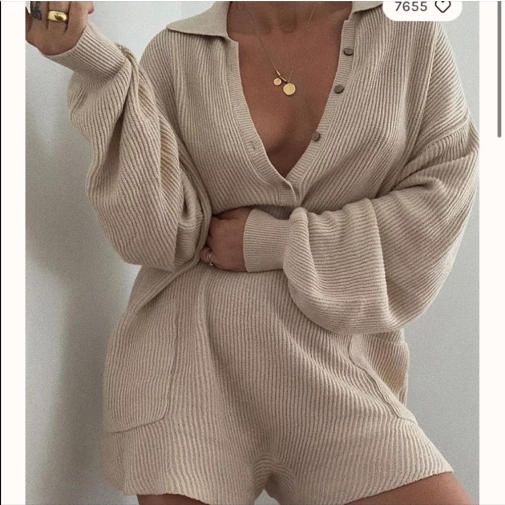 NWOT Free People sweater romper